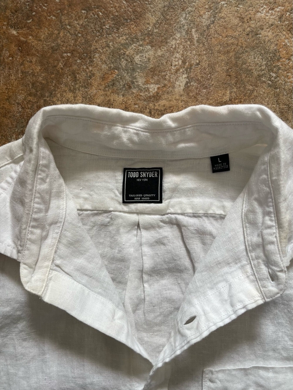Todd Snyder Irish Linen Shirt - Picture 3 of 7